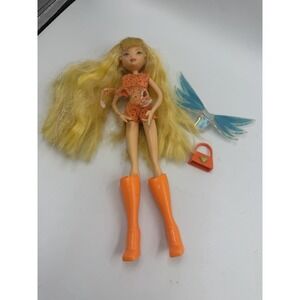 Vintage Winx Club Stella Charmix Fairy Doll Mattel Great Condition Original Fit